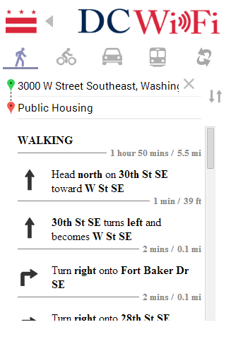 DC WiFi Hotspot Finder Screen 2
