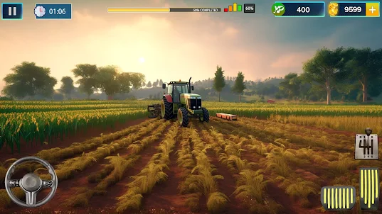 Farming Game: Tractor Driving