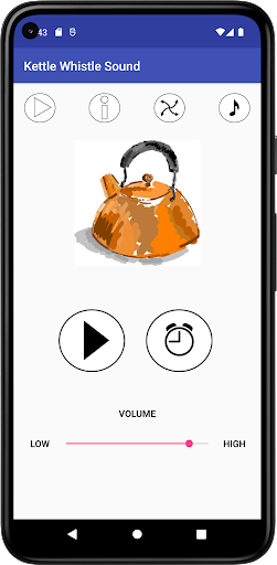Android application Kettle Whistle Sound screenshort