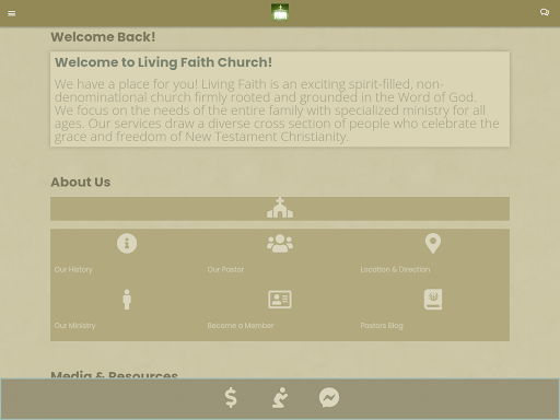 Living Faith Church Houston Screen 3
