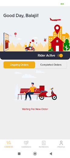 Egaleats Rider Screen 3