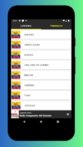 Radio Ecuador - Internet Radio Screen 2
