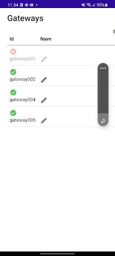 Android application Scaffold Monitoring System screenshort