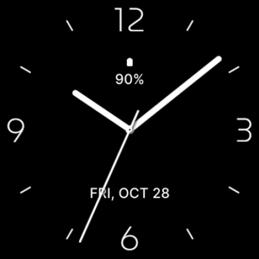 Minimalistic Analogue Face screenshot 3