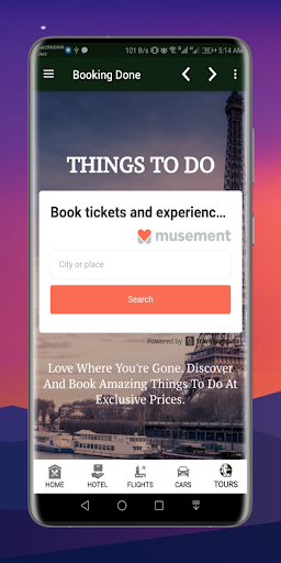 Booking Done Flight and Car Deal