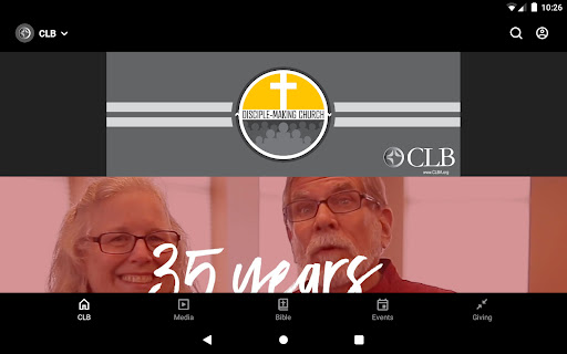 Screenshot of CLB