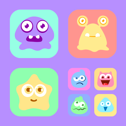 Wow Monster Theme - Icon Pack logo