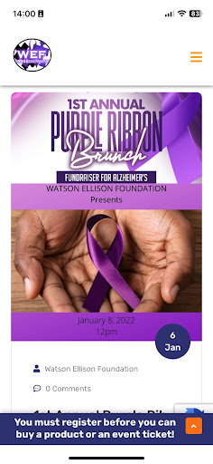 Android application Watson Ellison Foundation screenshort