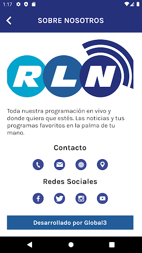 Android application Radio Las Nieves screenshort