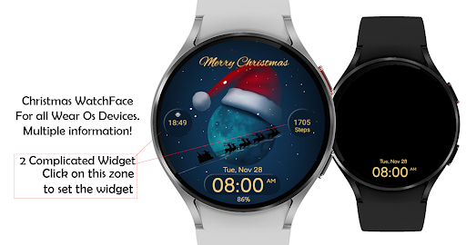 Christmas Watchface Wear Os Screen 3