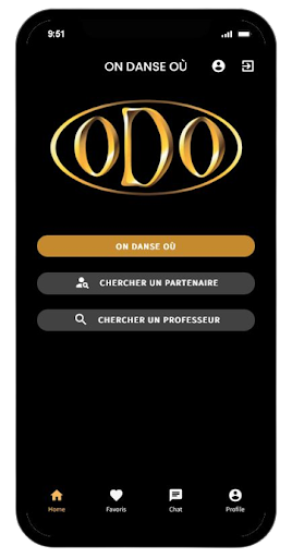 Android application ON DANSE OÙ screenshort