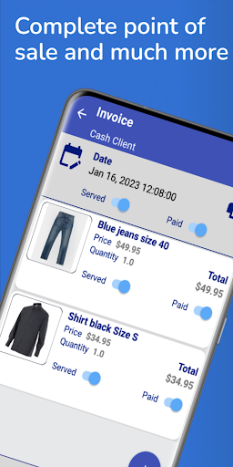 Android application My Favourite Shop POS screenshort