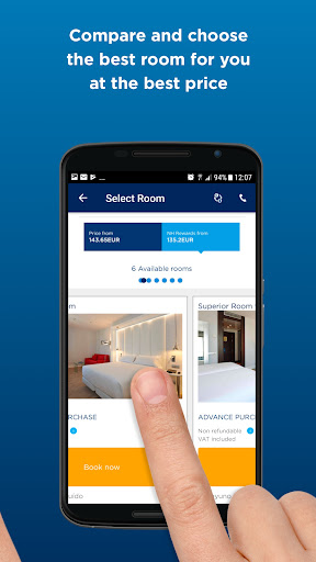 NH Hotel Group–Book your hotel Screen 3