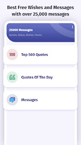 25000 Messages, Quotes, Status, Wishes, Poems  screenshots 3