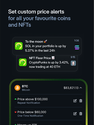 Screenshot of CoinGecko: Crypto Tracker, NFT