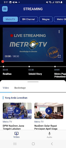 MetrotvXtend Screen 3