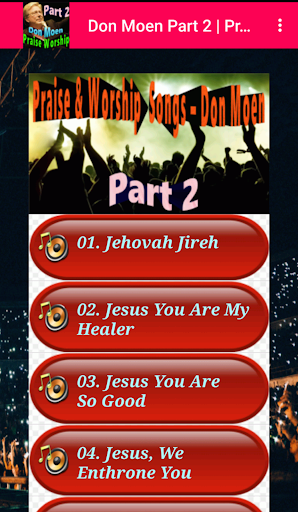 Worship Songs Don Moen Part 2 Screen 3