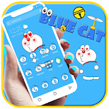 Kawaii Blue Cat  APUS Launcher Theme icon
