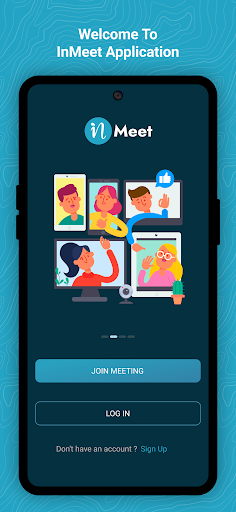 Android application inMeet screenshort