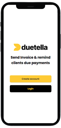 Android application Duetella - Invoice & Payments screenshort