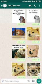 Screenshot 4 Cheems Doge Stickers for WA- D android