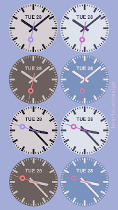 Railway Clock Watch Face