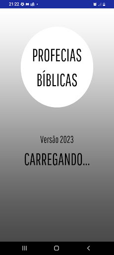 Android application Profecias Bíblicas screenshort