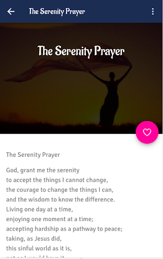 Prayer for Serenity, Peace Screen 3