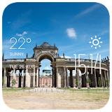 Potsdam weather widget/clock icon