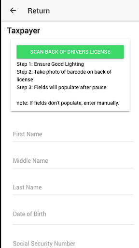RLR Solutions Screen 3