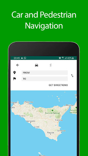 Sicily Offline Map and Travel Screen 2