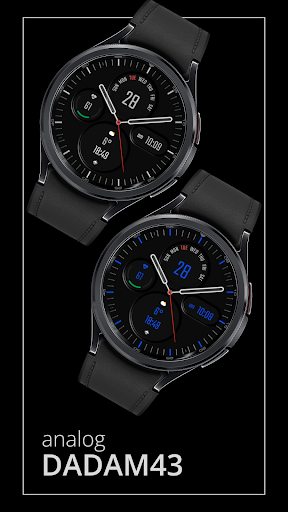 DADAM43: Analog Watch Face screenshot 0