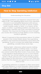 Stop Addiction Gambling Apk 4