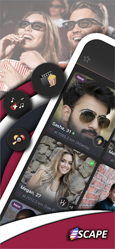 Android application Escape - Dating App screenshort