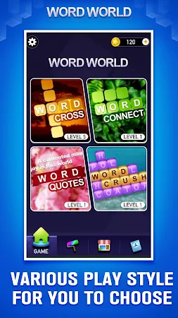 Game screenshot Word World - 4 tiny word games mod apk