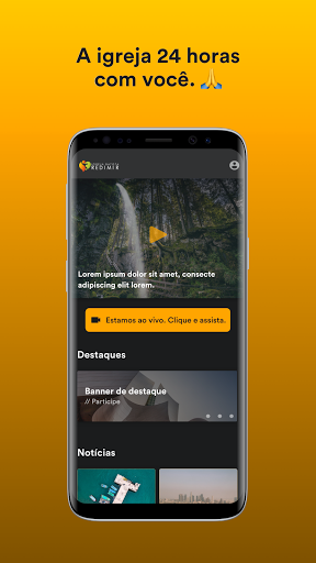 Android application Ministério Redimir screenshort