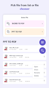 Screenshot 3 Word, PPT to PDF Converter android