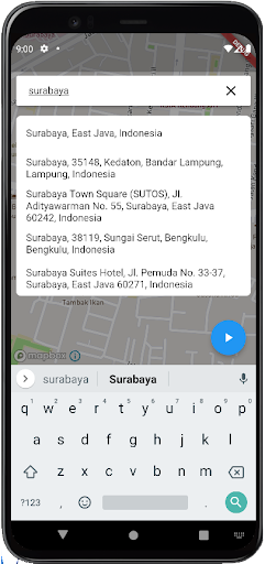 Kaizala GPS Screen 2