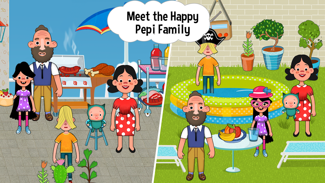 Pepi House: Happy Family banner