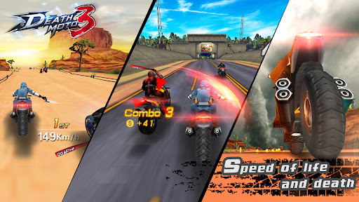 Death Moto 3 : Fighting  Rider - Racing - games