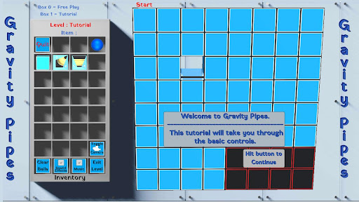 Android application Gravity Pipes screenshort