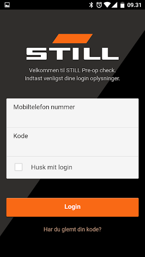 Android application STILL PreOp screenshort