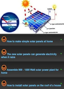 Montagem de energia solar