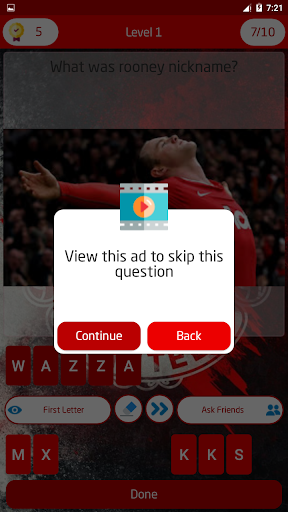 Man UTD Guess Quiz Game