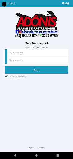 ADÔNIS RASTREADORES COM ALERTA Screenshot
