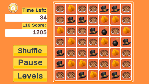 Thanksgiving Match 3 Game