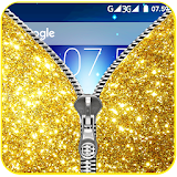 Glitter Zipper Lock Screenn icon