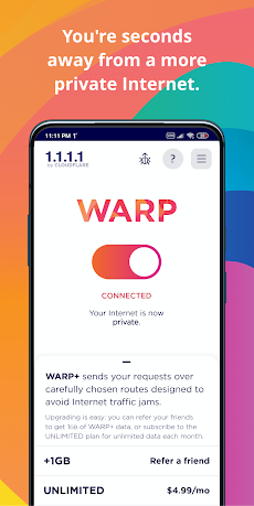 1.1.1.1 + WARP: Safer Internetのおすすめ画像2