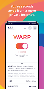 1.1.1.1 + Warp: Safer Internet - Ứng Dụng Trên Google Play