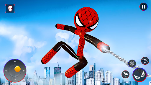Spider Stickman Rope: Hero Man screenshot 7